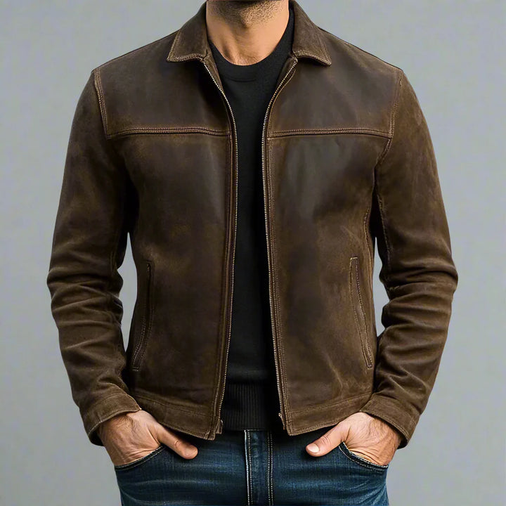 Aurelio™ - Timeless Leather Jacket