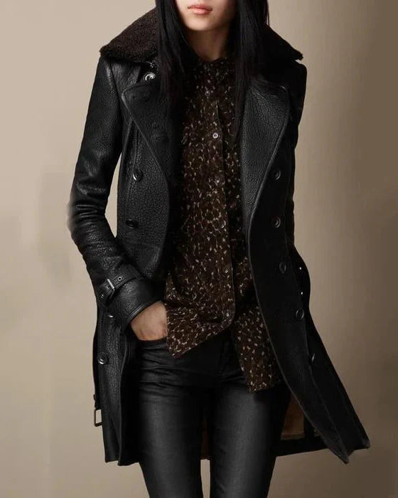 Alvea™ | Elegant Mid-Length Coat