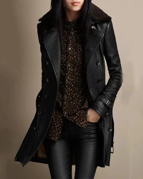 Alvea™ | Elegant Mid-Length Coat