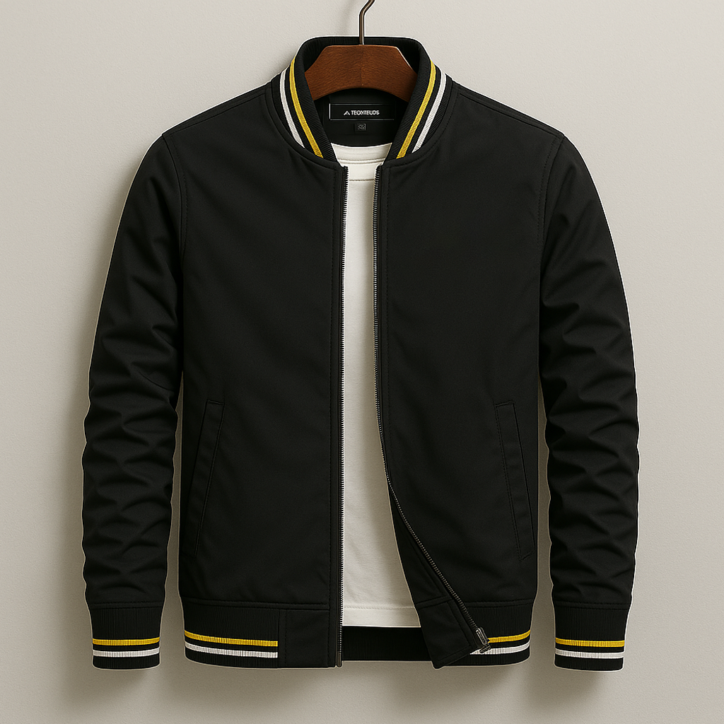 Blouson Bomber Elegant with Stripes