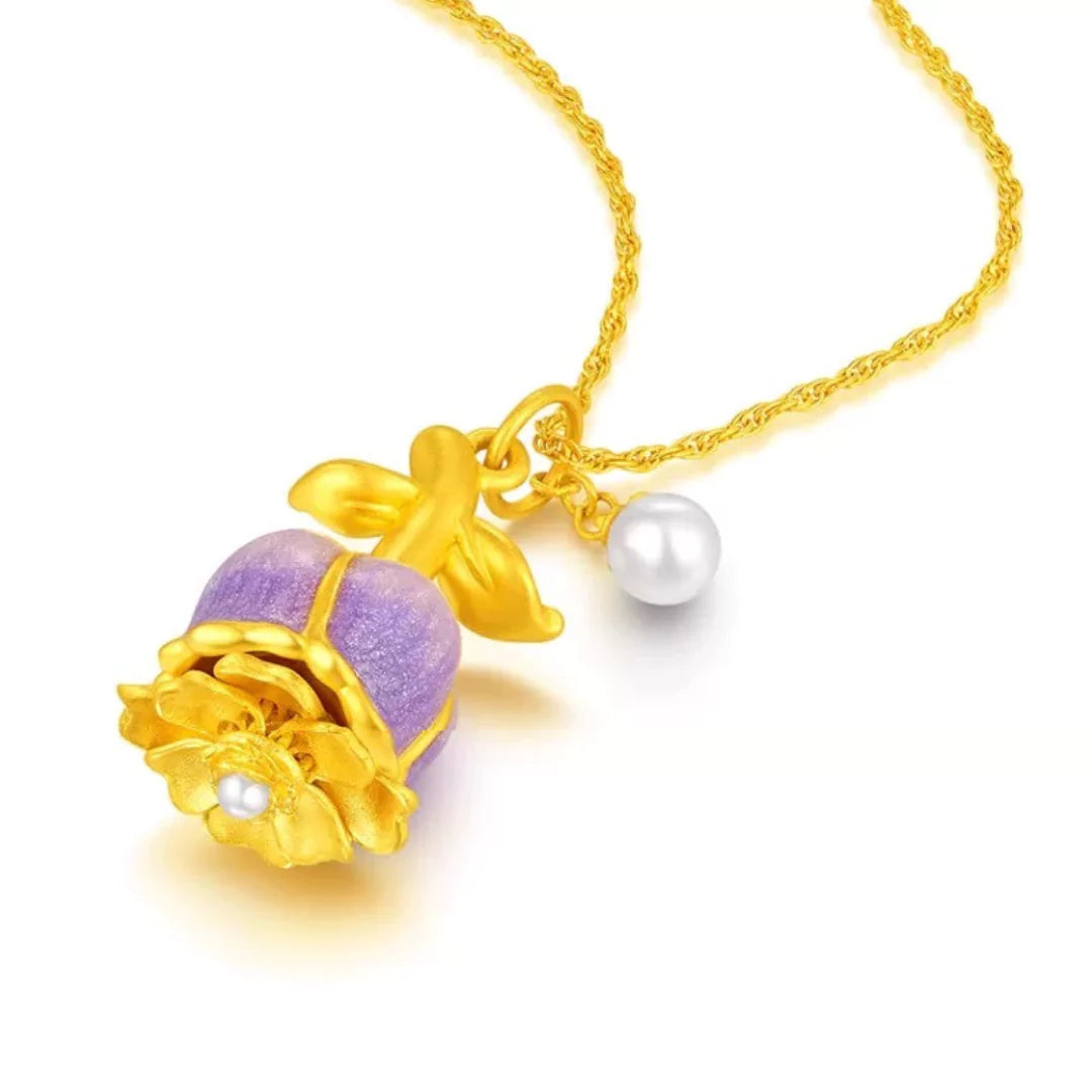 Rosélume™ | Color-Changing Rose Necklace