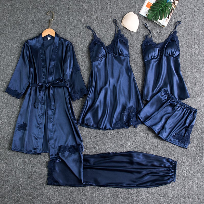 💖 The Amora 5-Piece Sleepwear Set | Romance and Comfort in One