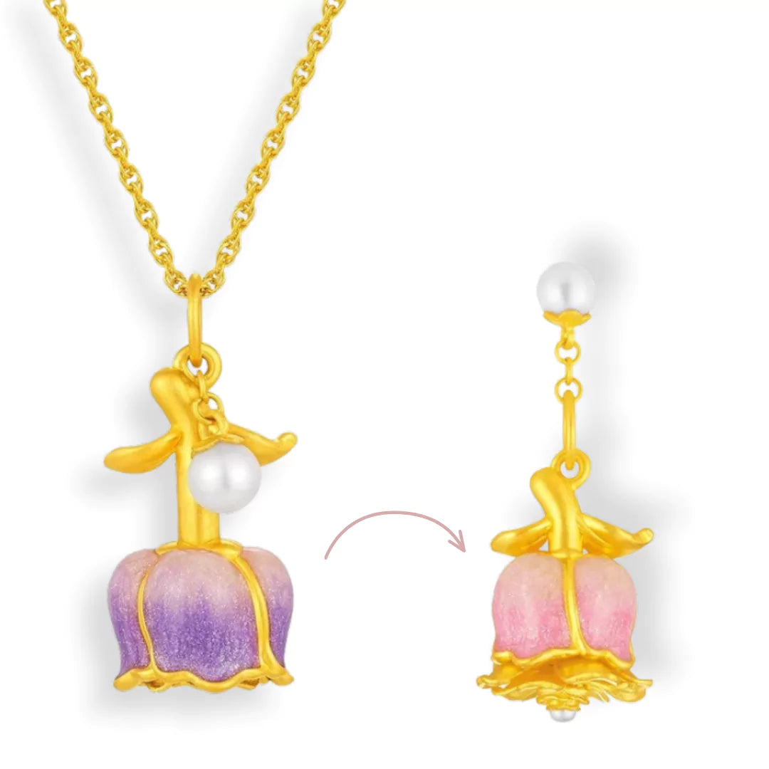 Rosélume™ | Color-Changing Rose Necklace