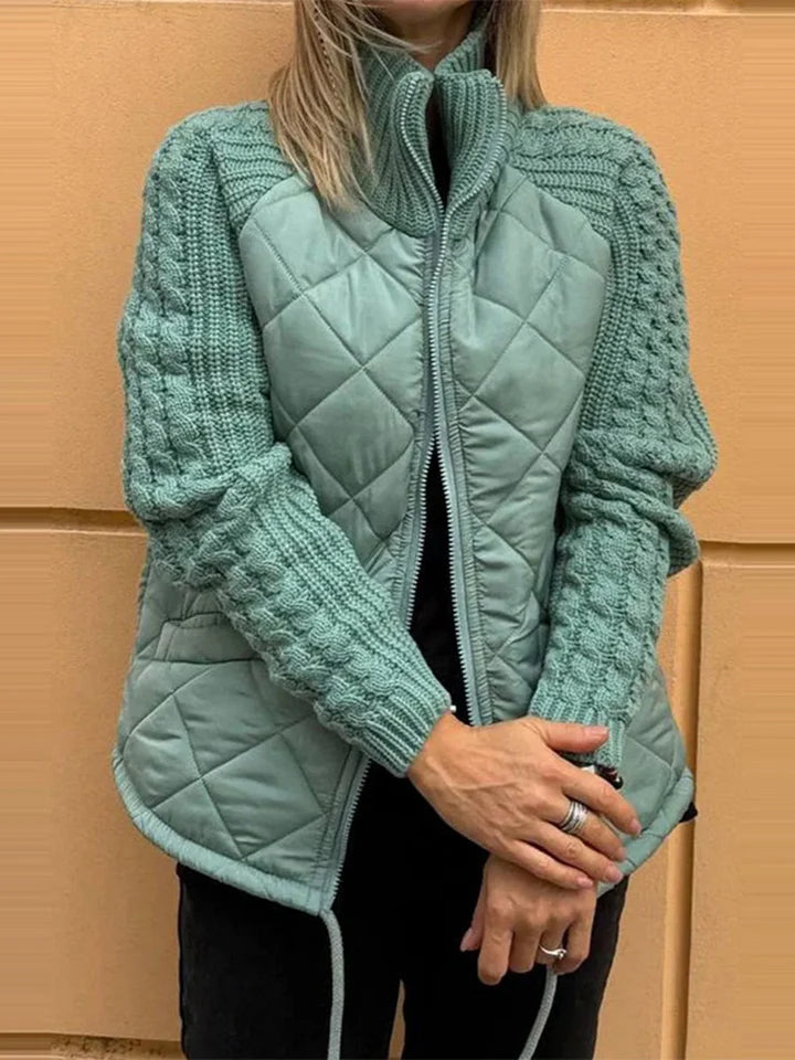 Callista Patchwork Jacket | Casual Style Meets Everyday Comfort