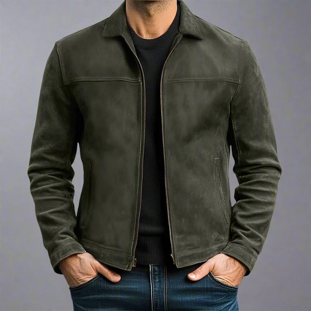 Aurelio™ - Timeless Leather Jacket