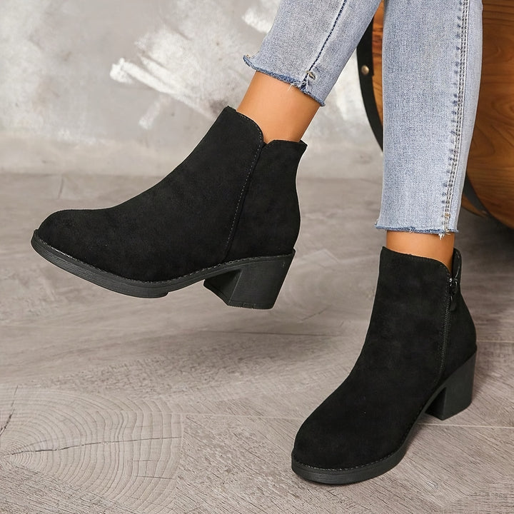 Sylvara™ | Block Heel Ankle Boots