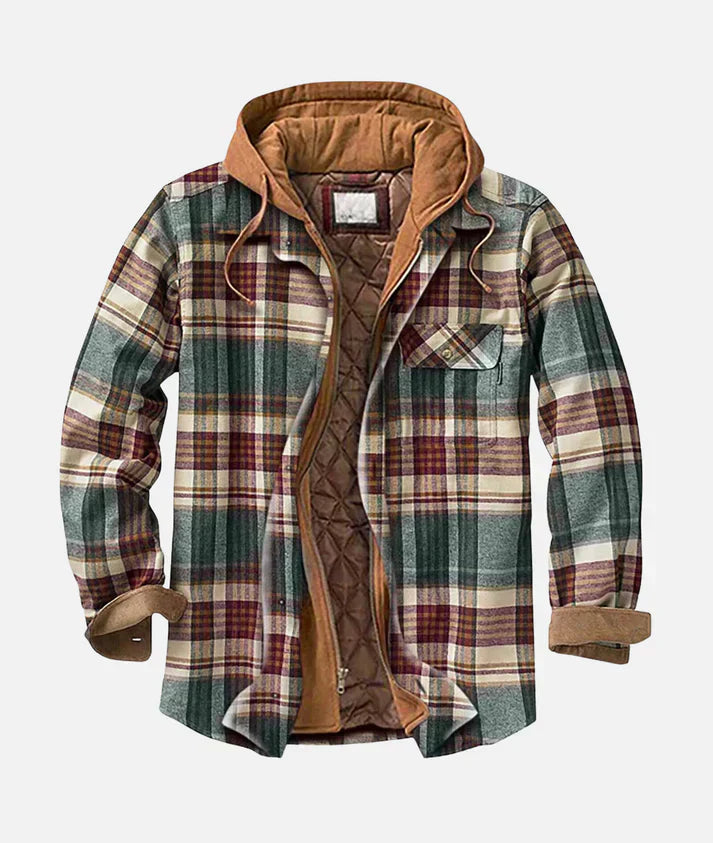 Laurent – Checkered Patchwork Jacket