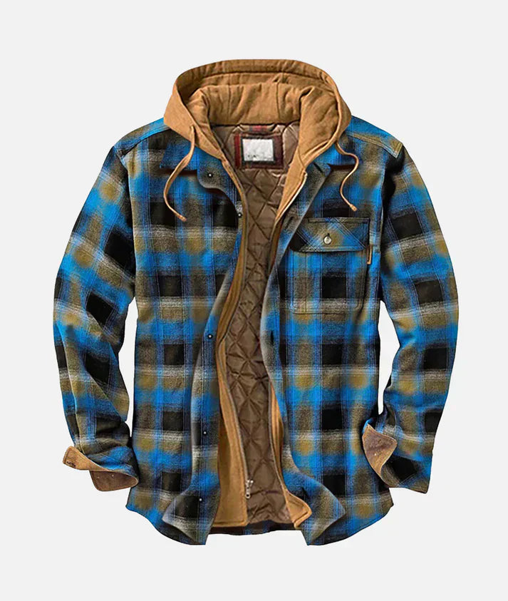 Laurent – Checkered Patchwork Jacket