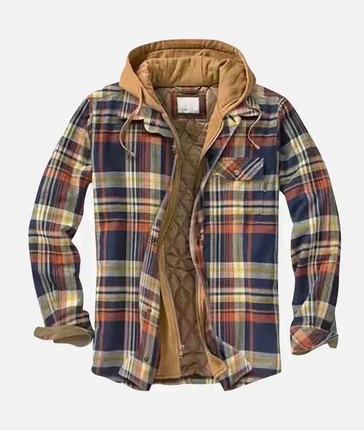 Laurent – Checkered Patchwork Jacket