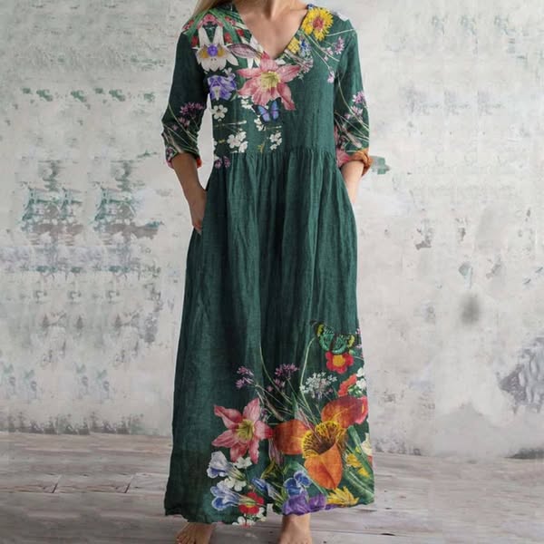 Serena – Summer Boho Midi Dress