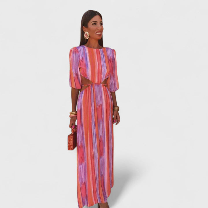 Alvaria – Elegant Dress with Side Cut-Outs