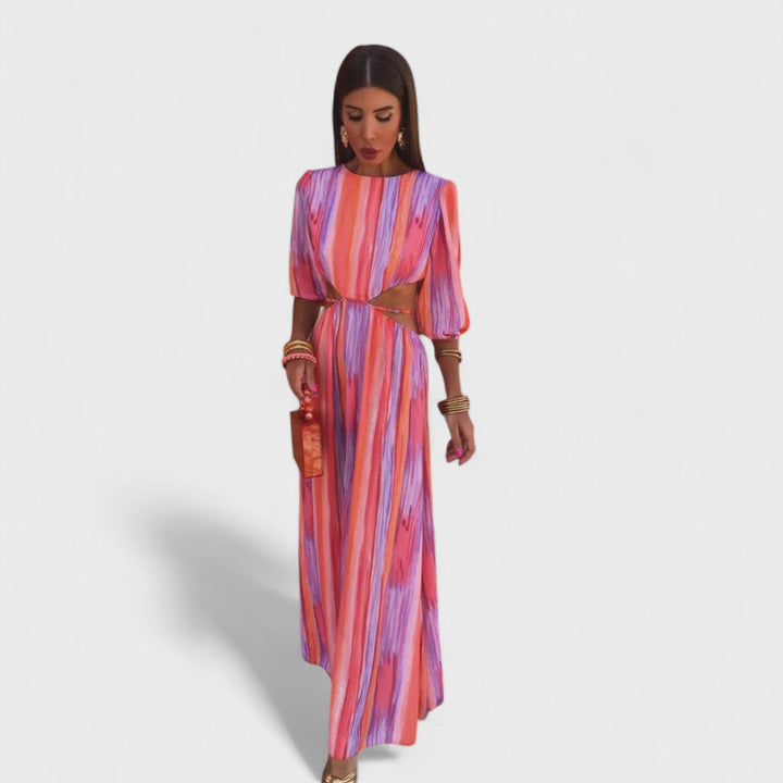 Alvaria – Elegant Dress with Side Cut-Outs