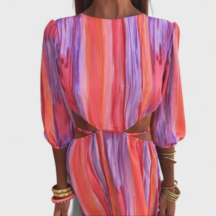 Alvaria – Elegant Dress with Side Cut-Outs