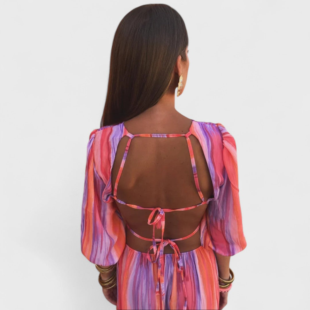Alvaria – Elegant Dress with Side Cut-Outs