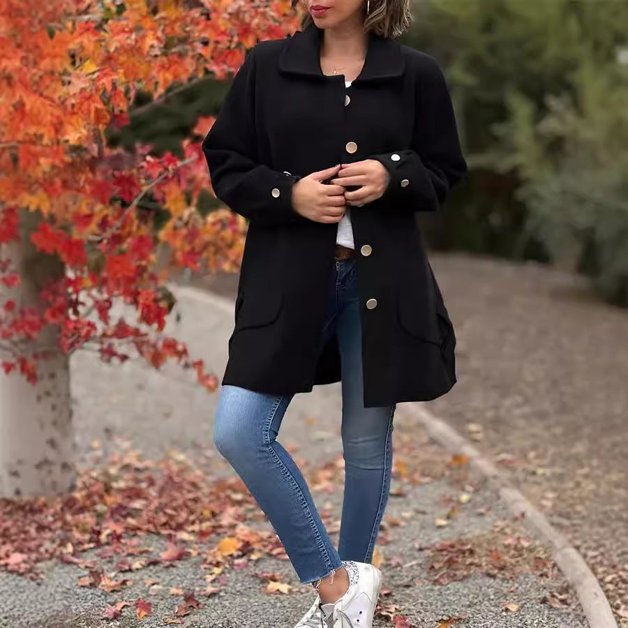 Alverna™ | Oversized Button Coat