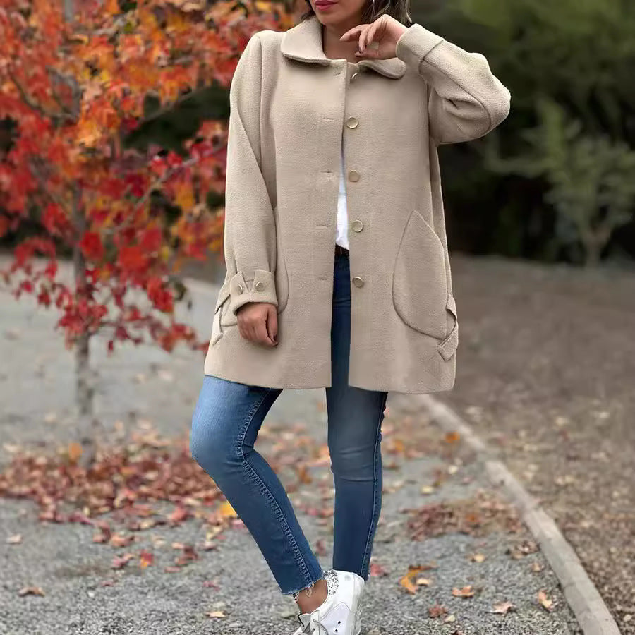 Alverna™ | Oversized Button Coat