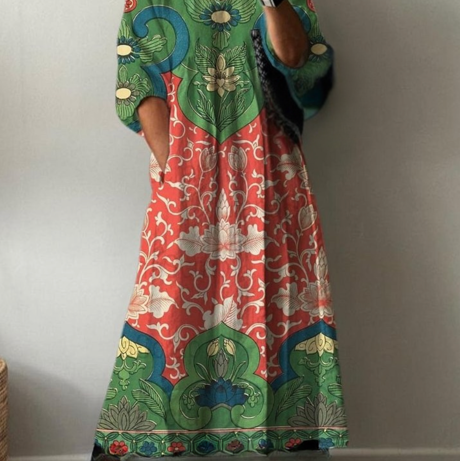 Serena – Summer Boho Midi Dress
