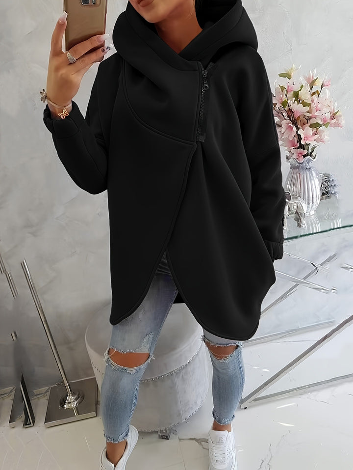 Marcelline™ | Relaxed Fit Zip-Up Hoodie