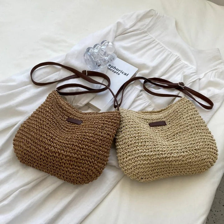 Summer Breeze Straw Crossbody