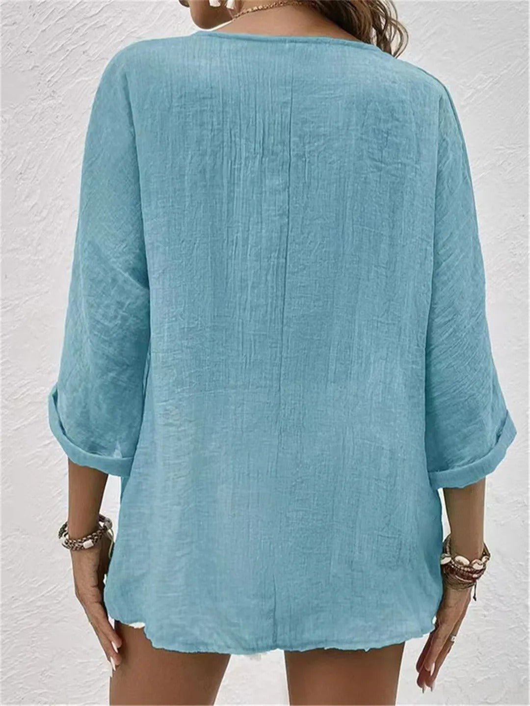 Chloe – Tailored Ease V-Neck Top