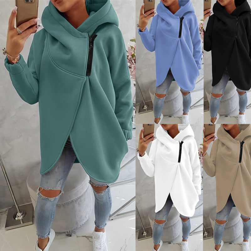 Marcelline™ | Relaxed Fit Zip-Up Hoodie