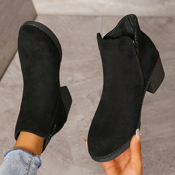 Sylvara™ | Block Heel Ankle Boots