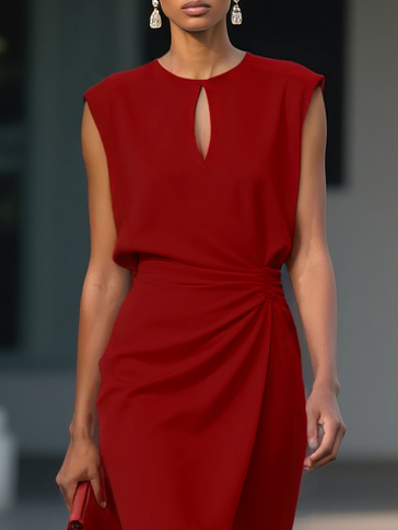The Clara Midi Dress | Effortless Elegance
