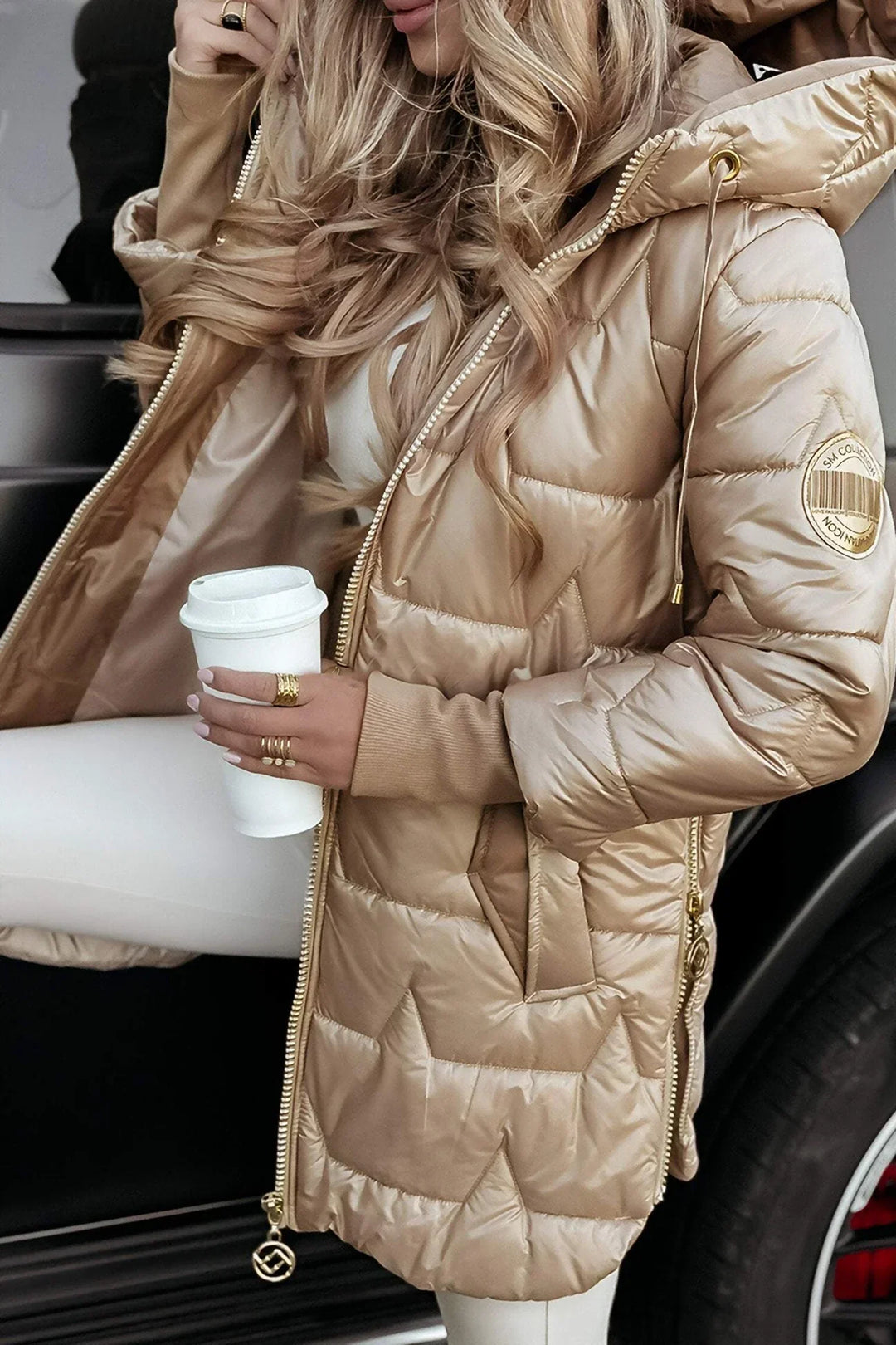 The Emilia  Coat – Stylish Comfort with Hooded Design