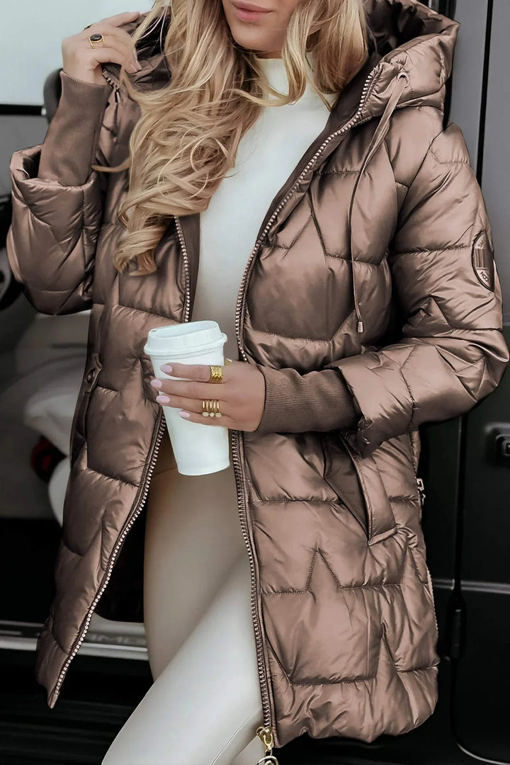 The Emilia  Coat – Stylish Comfort with Hooded Design