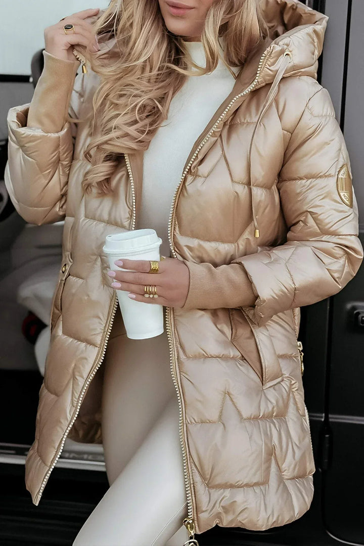 The Emilia  Coat – Stylish Comfort with Hooded Design