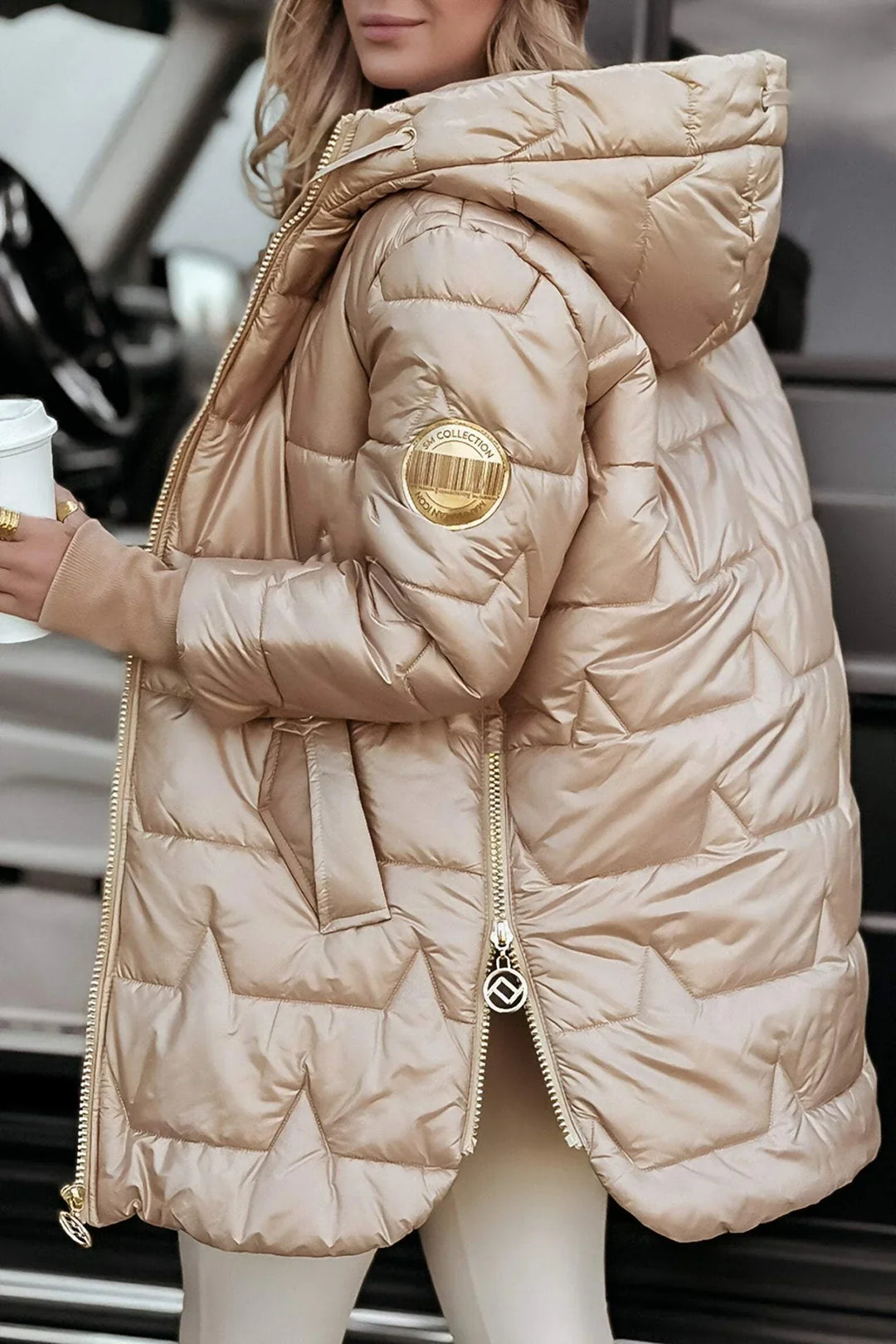 The Emilia  Coat – Stylish Comfort with Hooded Design