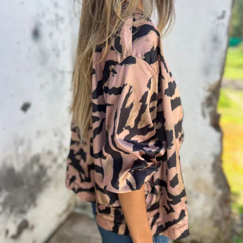 Zaria™ | Zebra Bomber Jacket