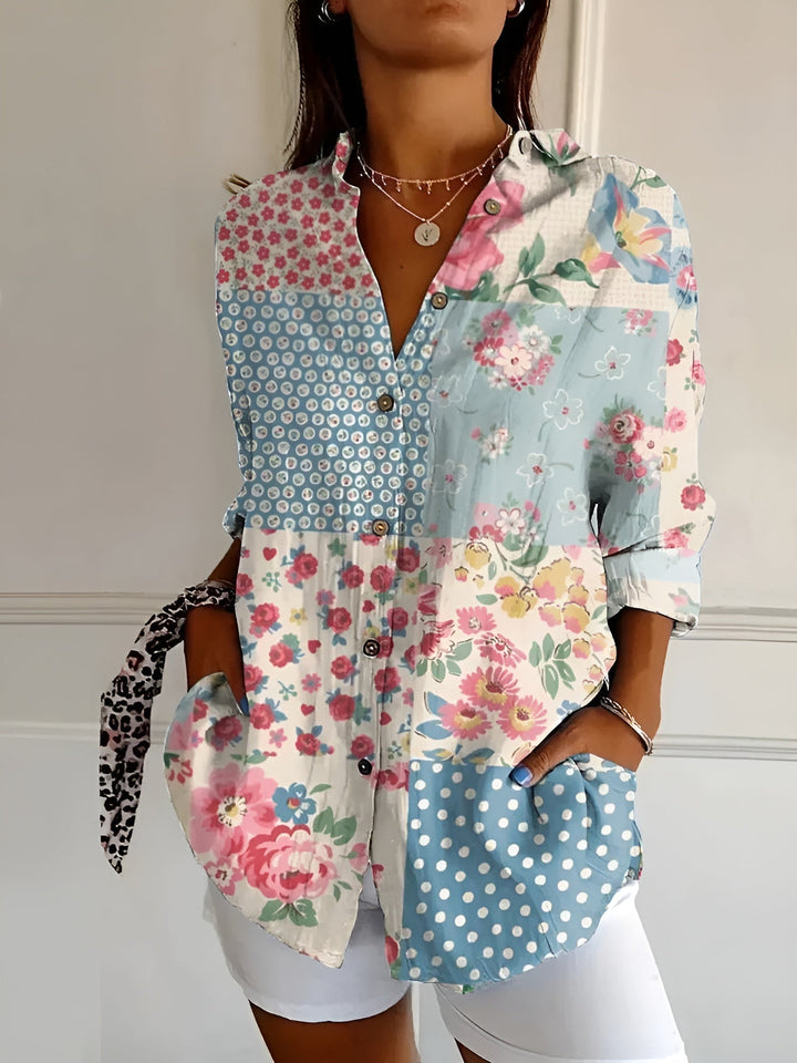 Julia – Soft Bloom Everyday Blouse