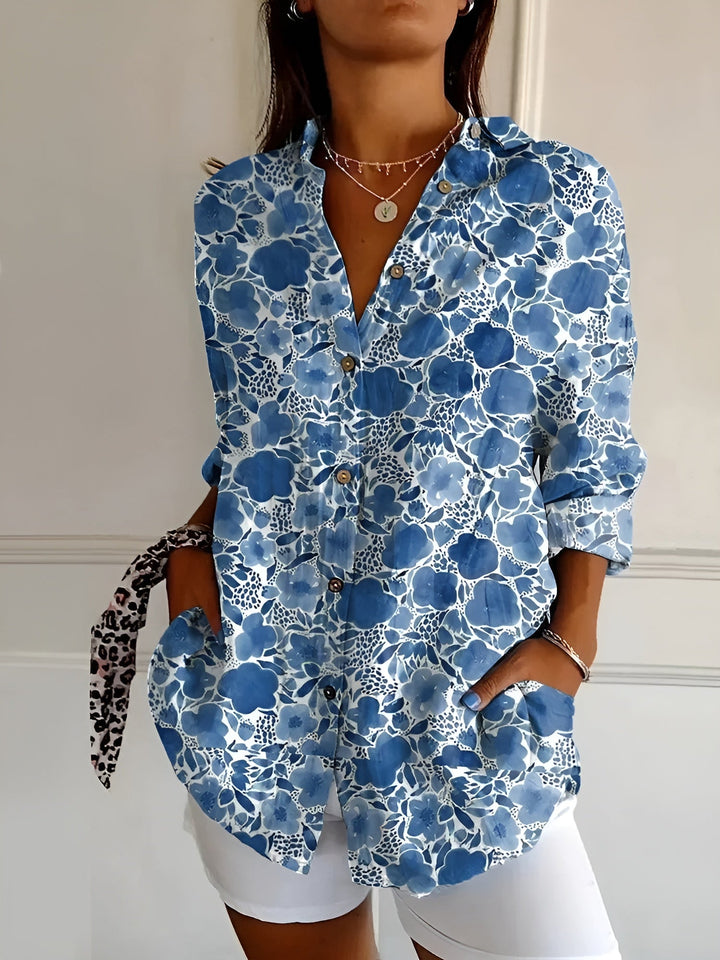 Julia – Soft Bloom Everyday Blouse