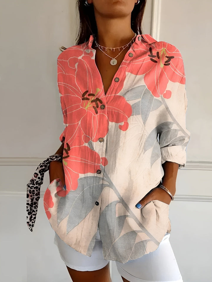 Julia – Soft Bloom Everyday Blouse