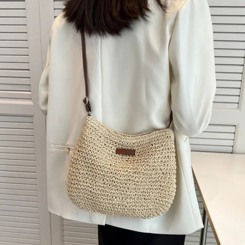 Summer Breeze Straw Crossbody