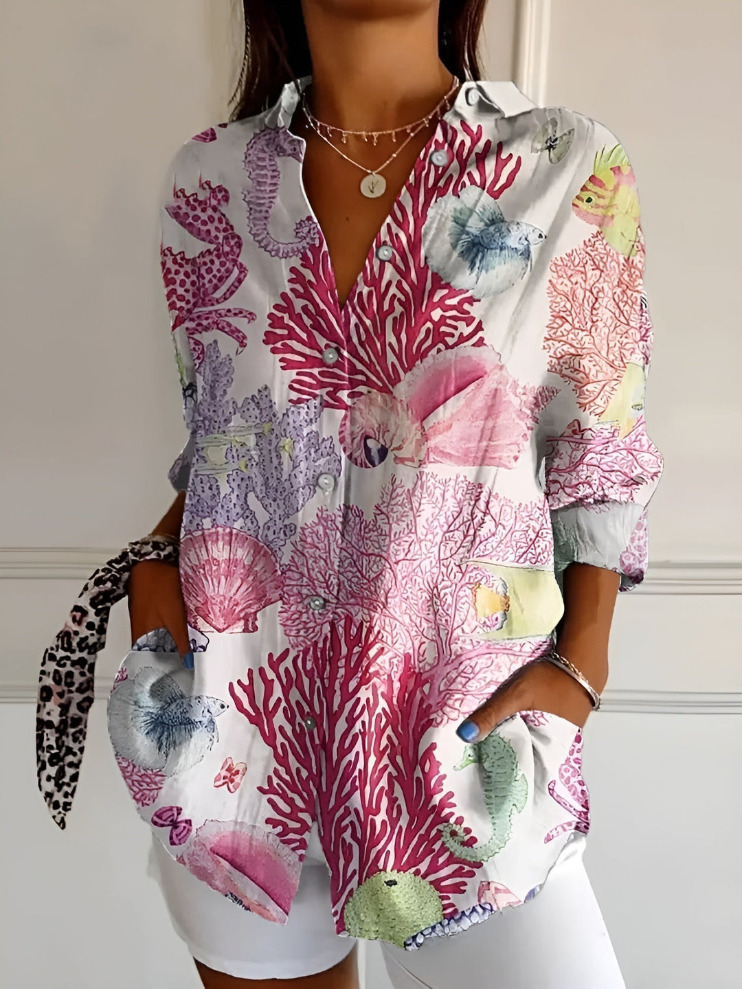 Julia – Soft Bloom Everyday Blouse