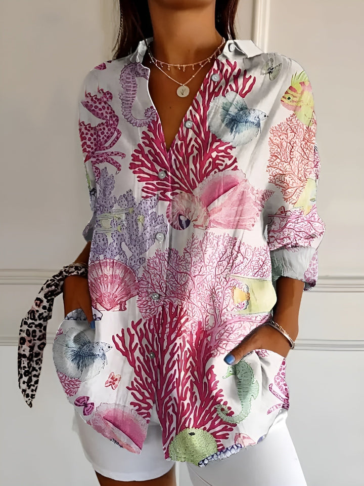 Julia – Soft Bloom Everyday Blouse
